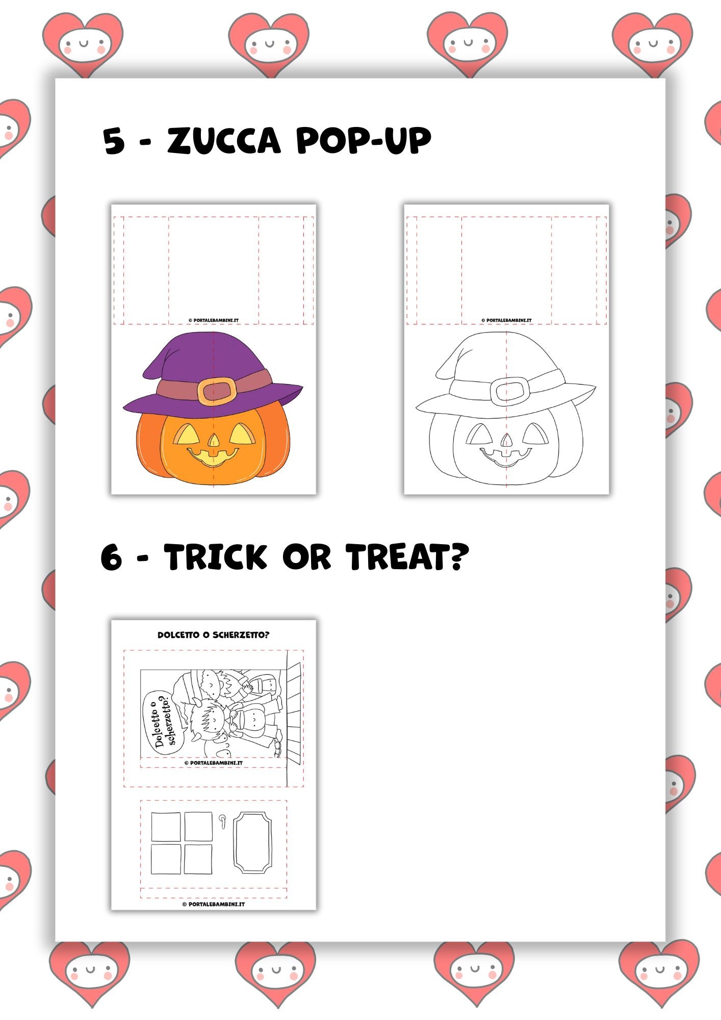 Lapbook e pop-up - Halloween