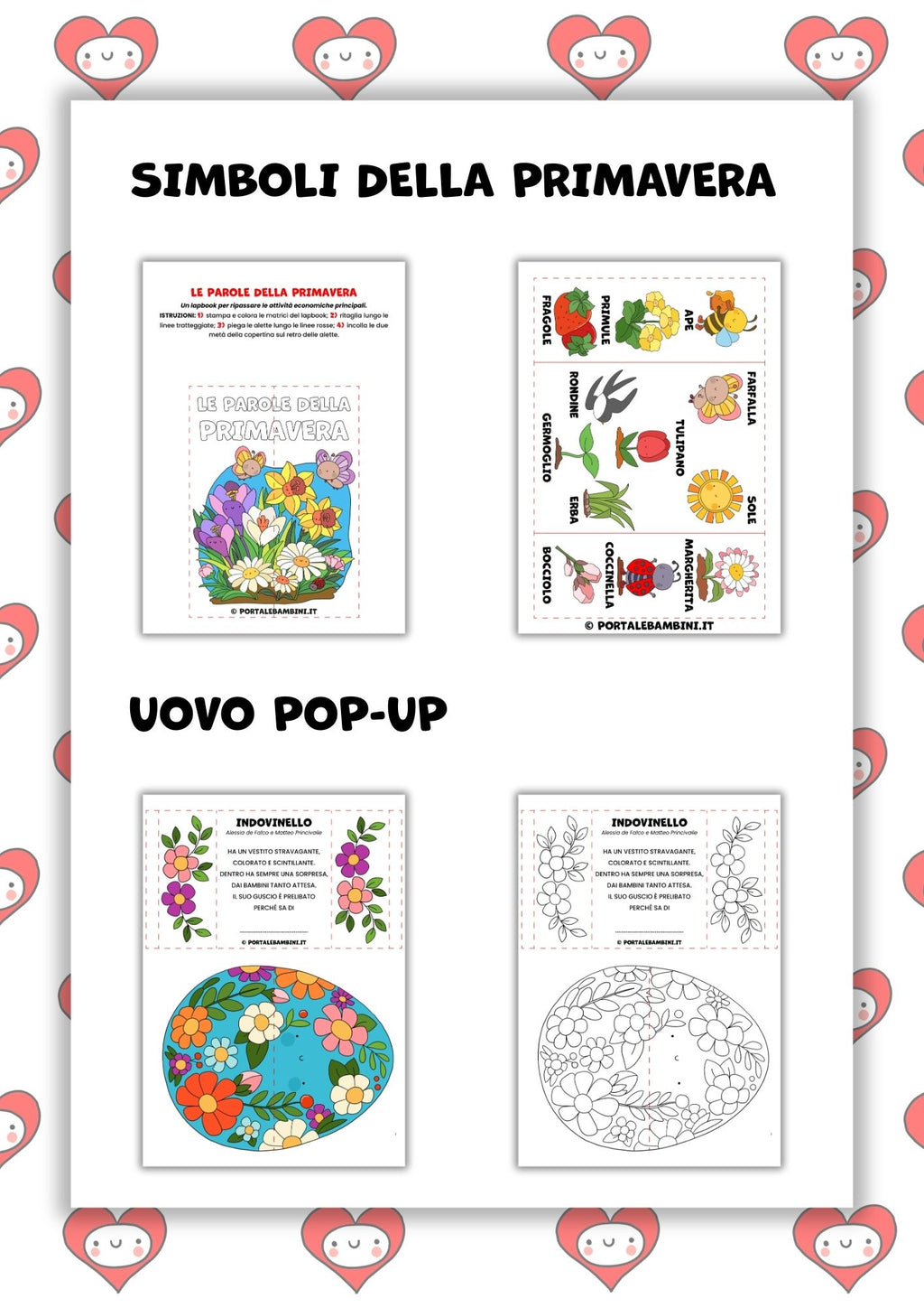 Lapbook e pop-up. Primavera