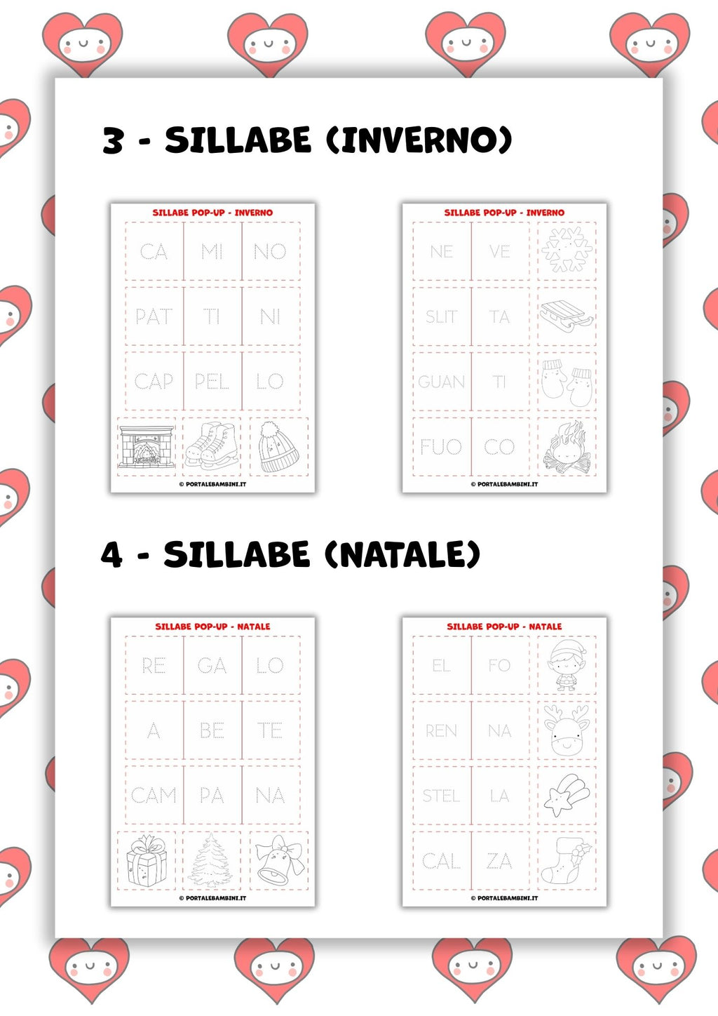 Lapbook e pop-up. Le sillabe