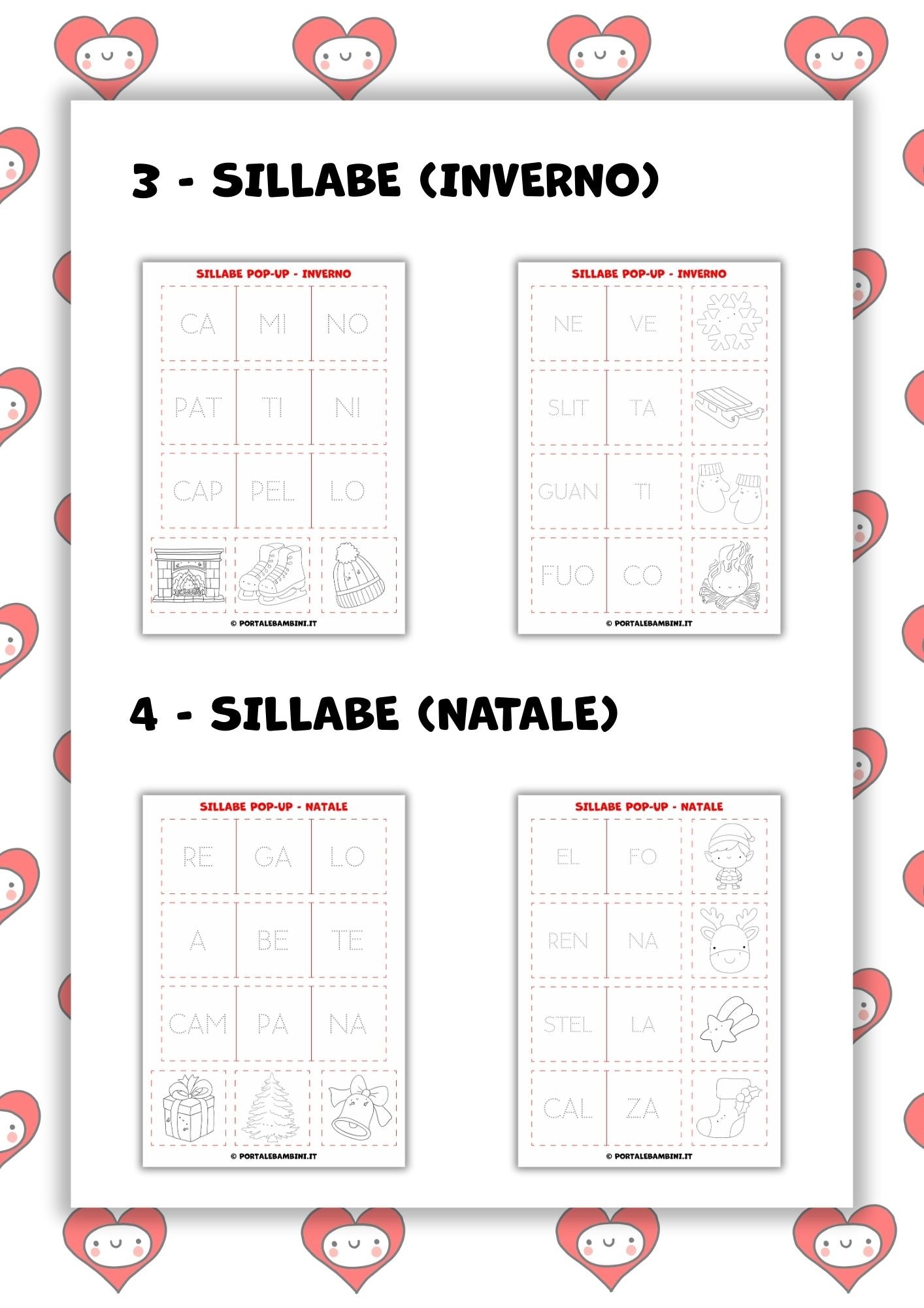 Lapbook e pop-up. Le sillabe