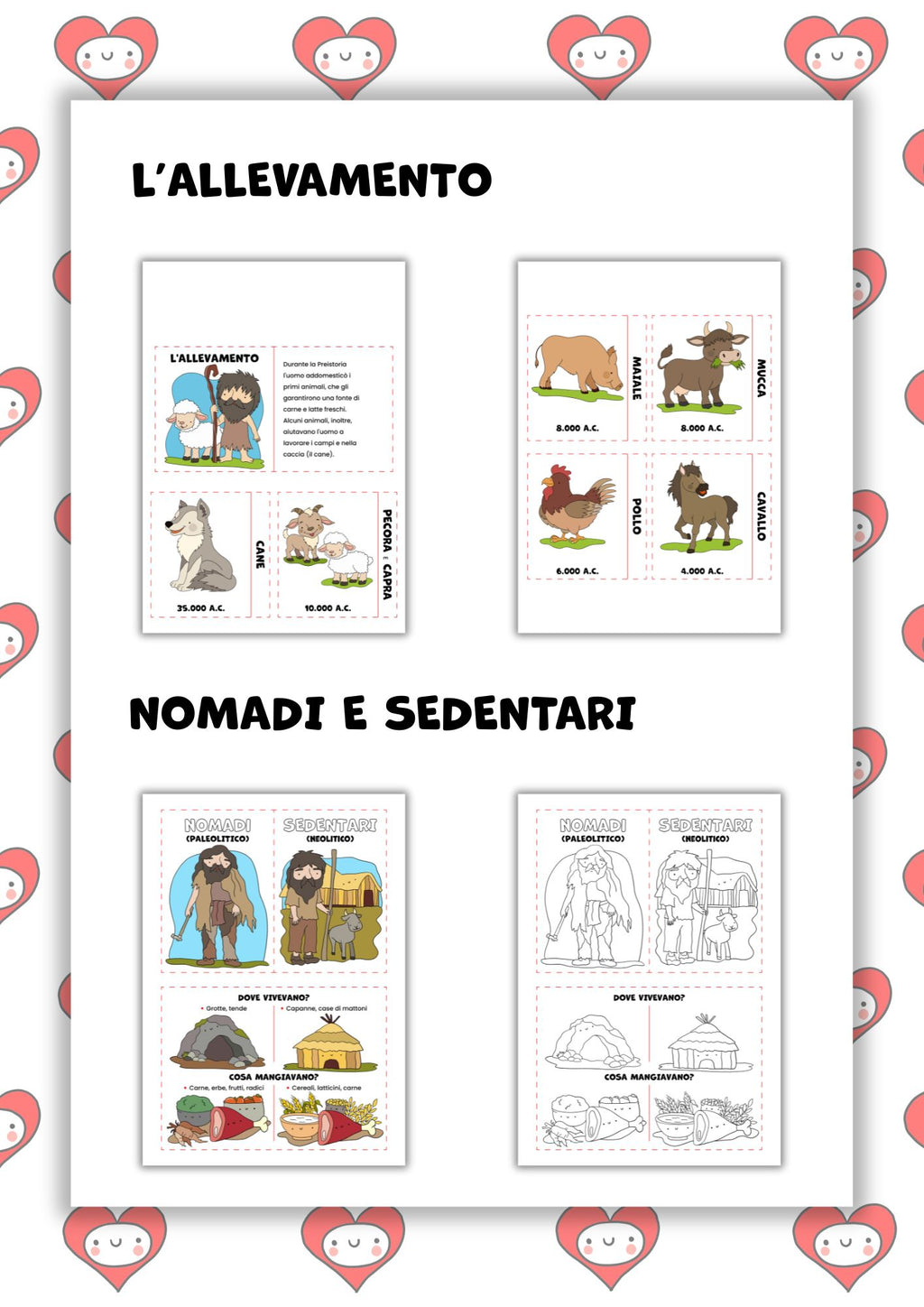 Lapbook e pop-up. La preistoria