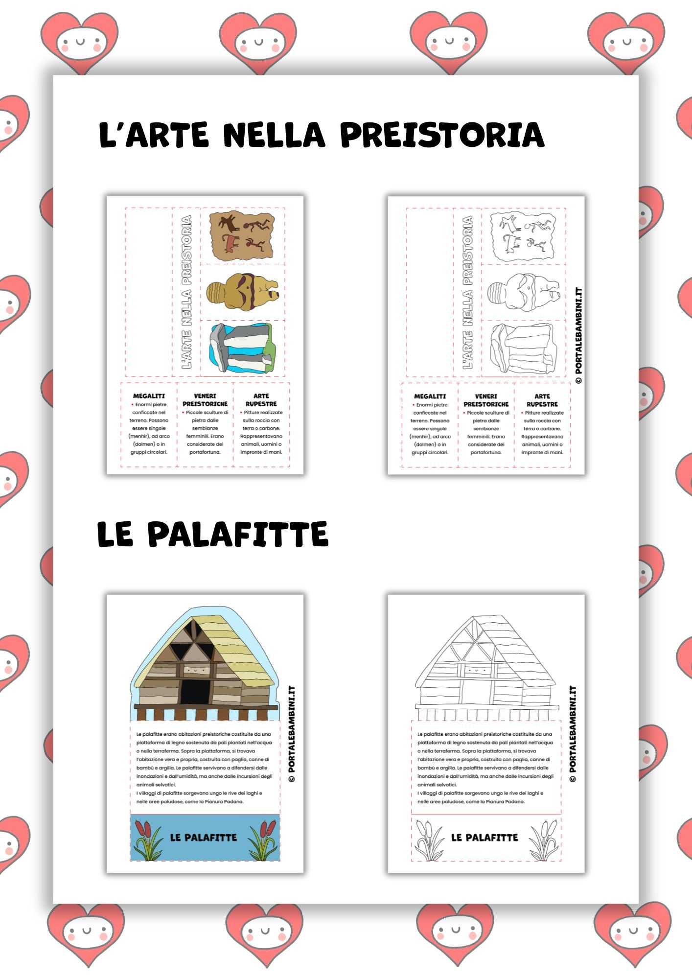 Lapbook e pop-up. La preistoria