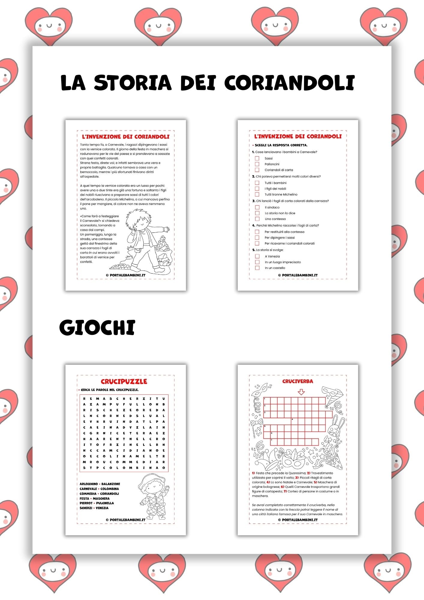 Lettura e comprensione. Carnevale