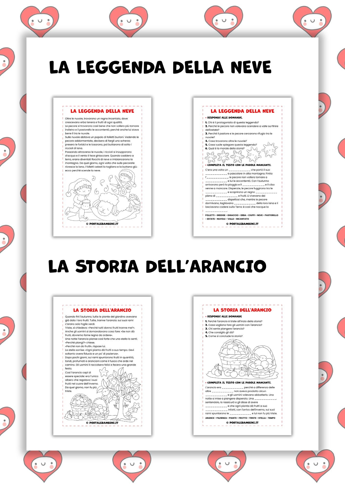 Lettura e comprensione. Inverno